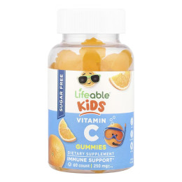 Vitamin C Kids Sugar Free - 60 gummies Lifeable