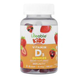 Vitamin D Kids - 60 gummies Lifeable