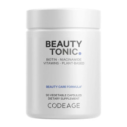 Beauty Tonic Biotin Supplement + Vitamins & Minerals - 90 vcaps Codeage