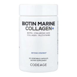 Biotin Marine Collagen - 120 vcaps Codeage