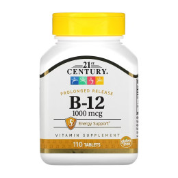 B-12 1000 mcg - 110 tabs 21st Century
