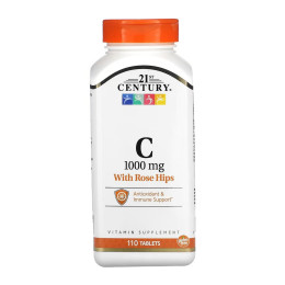 C 1000 mg With Rose Hips - 110 tabs 21st Century
