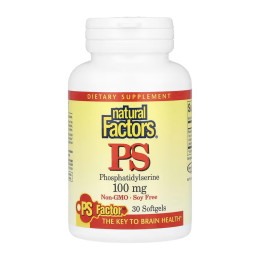 PS Phosphatidylserine 100 mg - 30 softgels Natural Factors