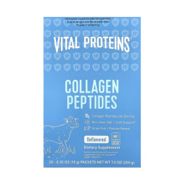 Collagen Peptides - 200g Unflavored (20 Packets) Vital Proteins
