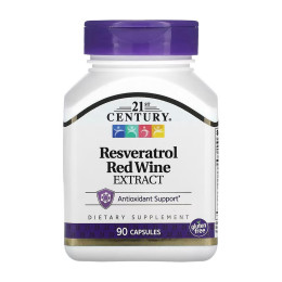 Resveratrol Red Wine Extract - 90 caps 21st Century