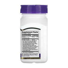 Resveratrol Red Wine Extract - 90 caps 21st Century