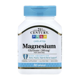 Magnesium Glycinate - 90 caps 21st Century