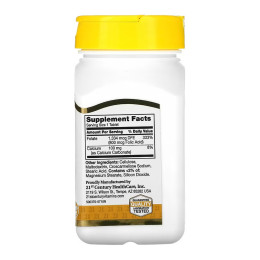 Folic Acid 800 mcg - 180 tabs 21st Century