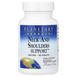 Для поддержания мышц шеи и плечевого пояса Planetary Herbals Neck And Shoulders Support™, 60 Tablets Planetary Herbals