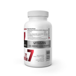 Витамин D3 + K2 7 Nutrition Vitamin D3 4000 IU + K2 MK-7 100 mcg Forte 120 caps 7Nutrition