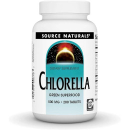 Хлорелла Source Naturals Chlorella, 200 Tablets Source Naturals