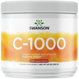 Витамин С Swanson Vitamin C Powder with Rose Hips 250 г Swanson
