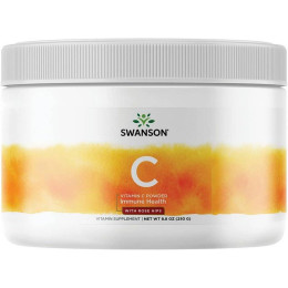 Витамин С Swanson Vitamin C Powder with Rose Hips 250 г Swanson
