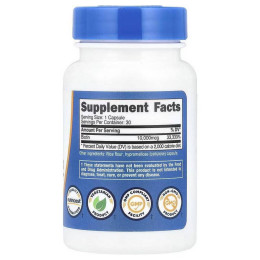 Біотин Nutricost Biotin, 10,000 mcg, 30 Capsules