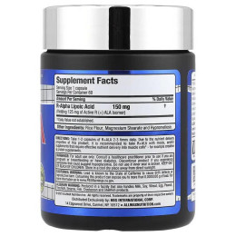 Альфа-липоевая кислота AllMax R+ALA 60 капсул AllMax Nutrition