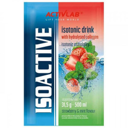 Изотонический напиток Activlab Iso Active 31,5 g 1 sachet (Strawberry & mint) Activlab