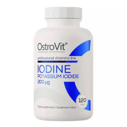 Йод Ostrovit IODINE Potassium Iodine 120 tabs OstroVit