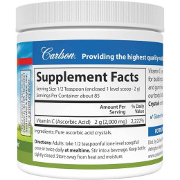 Витамин С Carlson Labs Vitamin C Crystals 170 г Carlson Labs