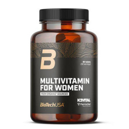 Мультивитамины для женщин Biotech Multivitamin for Women from organic sources 60 tabs BioTech