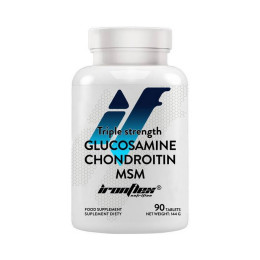 Хондропротектор IronFlex Glucosamine Chondroitin MSM Triple Triple 90 таблеток IronFlex