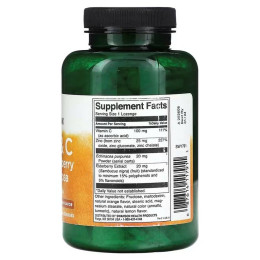 Цинк + Витамин С с Бузиной и Эхинацеей Swanson Zinc & C With Elderberry & Echinacea 200 Lozenges (Orange & Lemon) Swanson