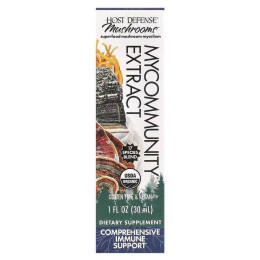 Грибные экстракты Host Defense Mushrooms™, MyCommunity Extract 30 ml Host Defense
