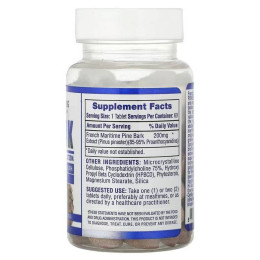 Екстракт сосни Hi-Tech Pharmaceuticals Pine Bark 200 мг 60 таблеток Hi-Tech Pharmaceuticals