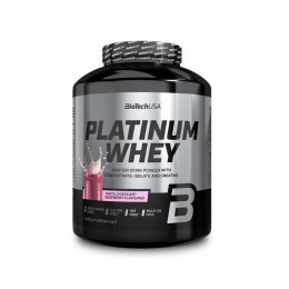 Platinum Whey 2000g (White chocolate - raspberry) BioTech