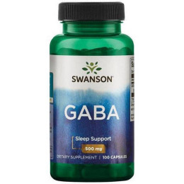 GABA High Potency 500 mg 100 Caps Swanson