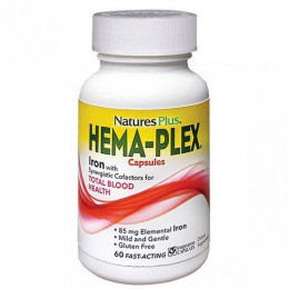 Вітамінно-мінеральний комплекс Nature's Plus Hema-Plex 60 Fast-Acting Softgels Nature's Plus