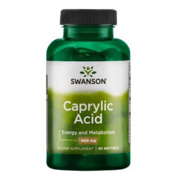 Caprylic Acir 600mg 60 soft Swanson