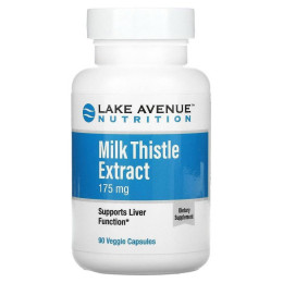 Milk Thistle Extract, 175 мг, 90 Veggie Capsules Lake Avenue Nutrition