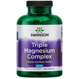 Комплекс магнію Swanson Triple Magnesium Complex 400 mg 300 Caps Swanson