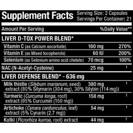Поддержка печени AllMax Liver Dtox Ultimate Liver Protection 42 Capsules AllMax
