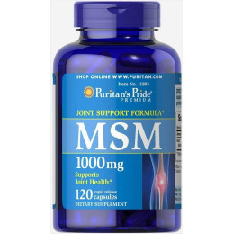 Метилсульфонилметан Puritan's Pride MSM (1000 mg) 120 caps Puritan's Pride