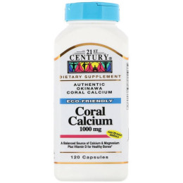 Coral Calcium 250 mg 120 Capsules 21st Century