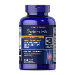 Glucosamine Chondroitin MSM Double Strength Joint Soother® 120 Caplets Puritan's Pride