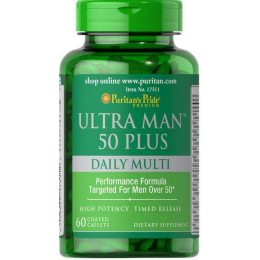 Вітаміни Ultra Vita ManTM 50 Plus 120 caps Puritan's Pride