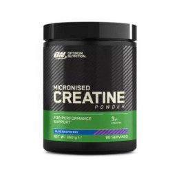 Креатин моногидрат Optimum Nutrition Creatine Micronised 360 г, Blue raspberry Optimum Nutrition
