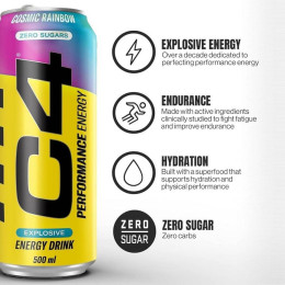 Энергетический напиток Cellucor C4 Energy Cosmic Rainbow — 500 ml Cellucor