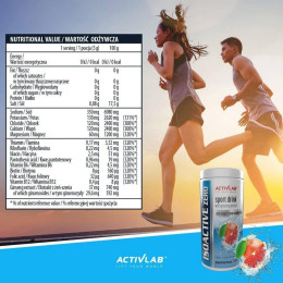 Ізотонік Activlab Iso Active Zero — 225 g (Grapefruit) Activlab