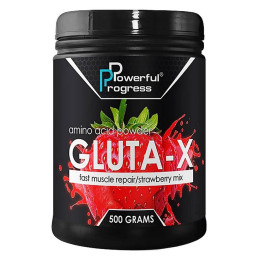 Глютамин Gluta-X 300g (Полуниця) Powerful Progress