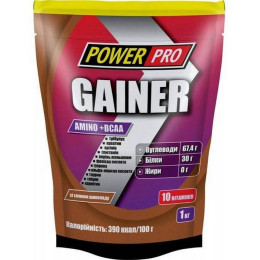 Гейнер GAINER 1000 g (Шоколад) Power Pro