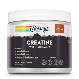 Creatine with Shilajit 173 g (Unflavored) Solaray