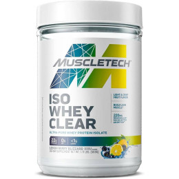 ISO Whey Clear Ultra-Pure Whey Protein Isolate 503 g (Lemon Berry Blizzard) Muscletech