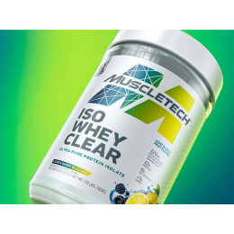 ISO Whey Clear Ultra-Pure Whey Protein Isolate 503 g (Lemon Berry Blizzard) Muscletech
