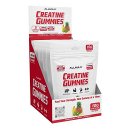 Креатин AllMax Creatine Gummies 1250 mg — 48 Gummies (Tropical Fruit Punch) AllMax