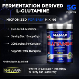 L-глутамін AllMax Glutamine 1000 g