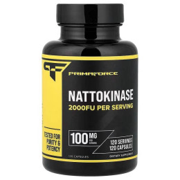 Наттокіназа Primaforce Nattokinase, 100 mg, 120 Capsules Primaforce