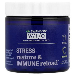 Поддержка иммунитета + восстановление организма после стресса Swanson Stress Restore & Immune Reload™, 30 Capsules Swanson